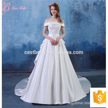 2017 China New Custom Made Off Shoulder Wedding Dresses Gown Online